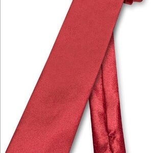 Elegant Red Silk Tie